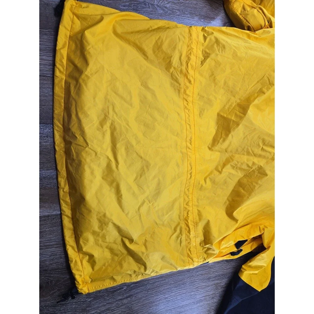 Vintage The North Face Gore-Tex Mountain Jacket Men's XL Yellow Black Shell Only